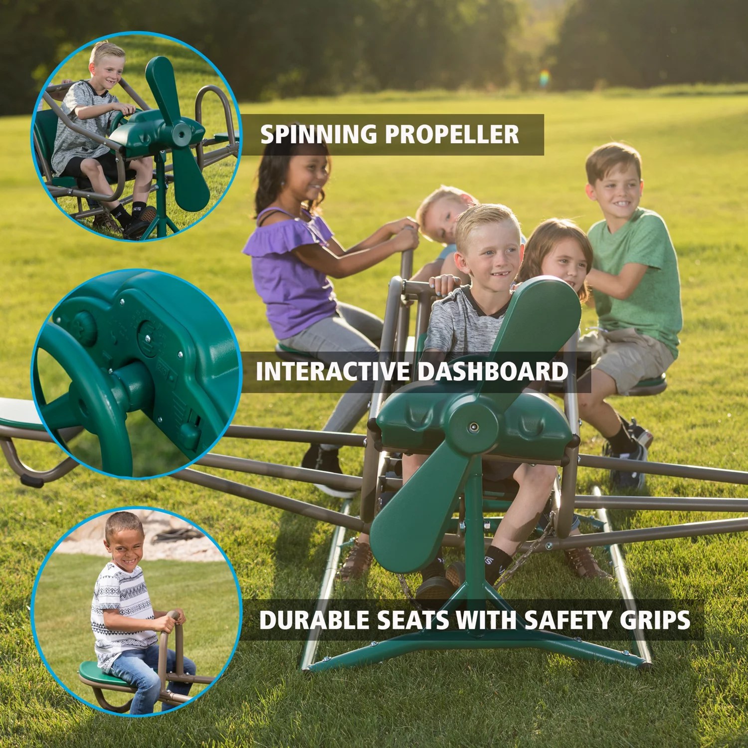 Lifetime Ace Flyer Airplane TeeterTotter Academy