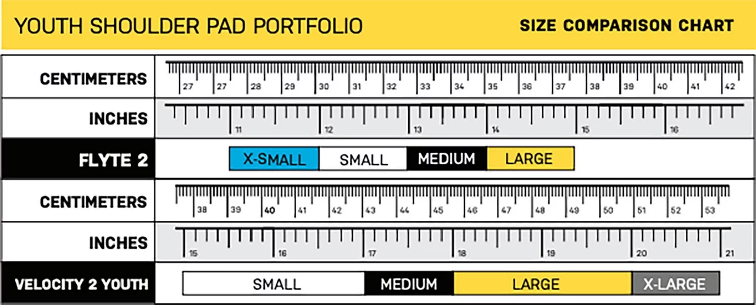 Xenith Youth Velocity 2 Shoulder Pad Free Shipping at Academy