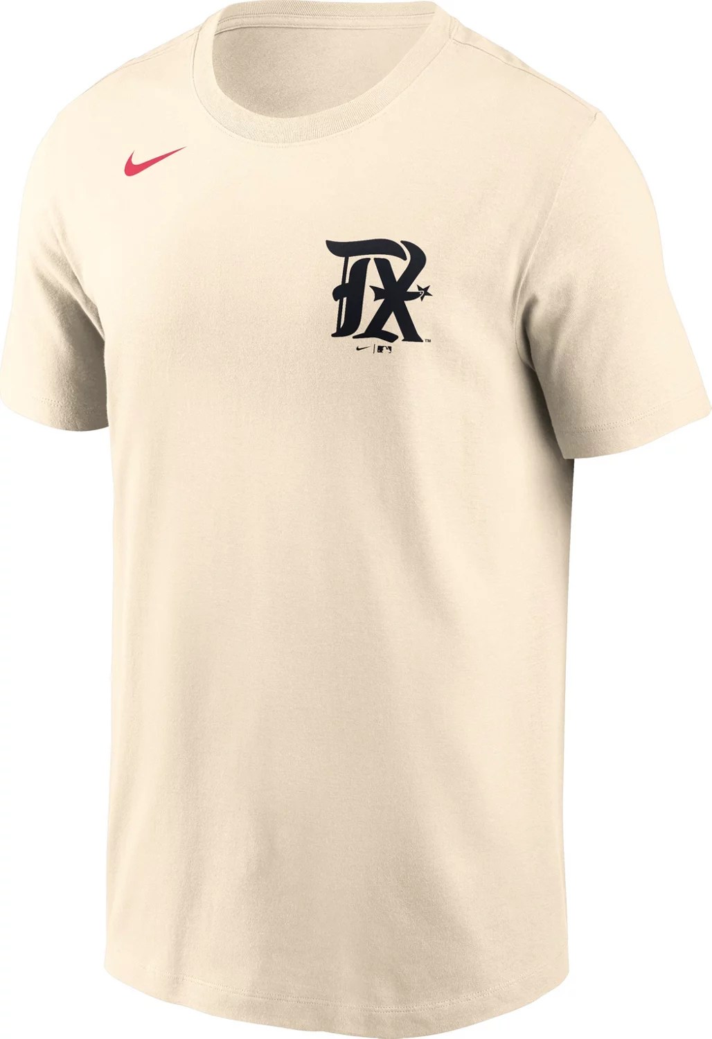 Nike Men’s Texas Rangers City Connect Wordmark Graphic Tshirt Academy
