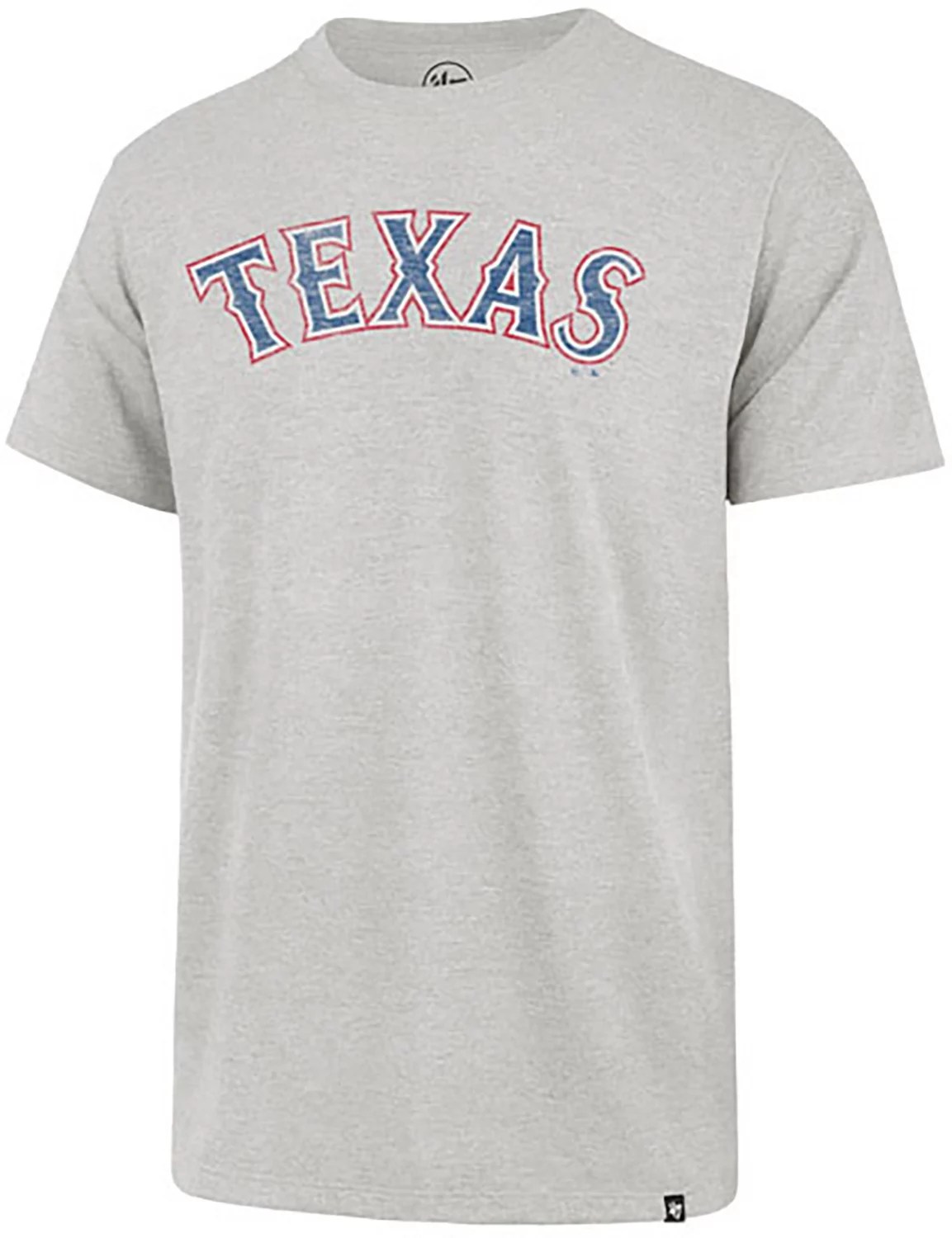 '47 Men's Texas Rangers Premier Wordmark Franklin Tshirt Academy