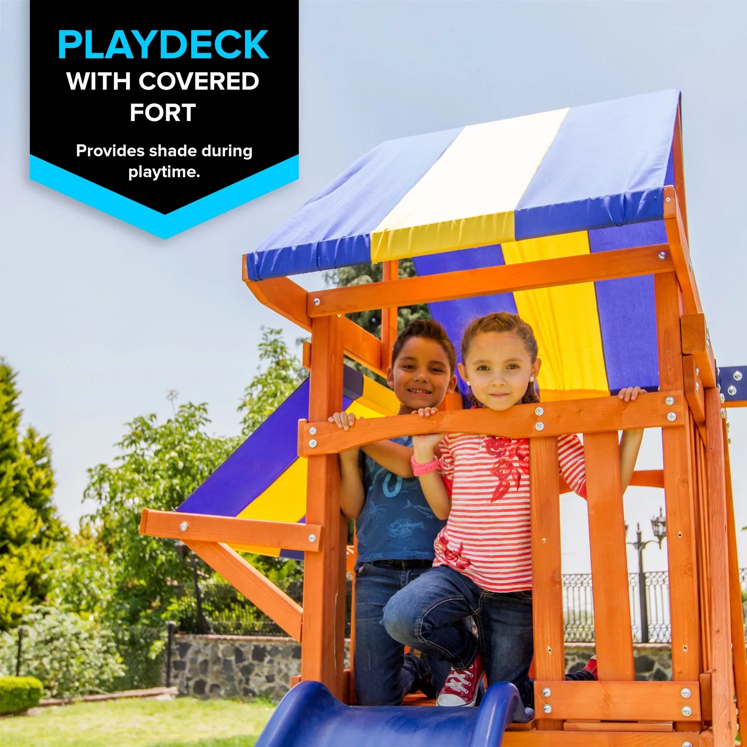 Sportspower Willow Creek Wooden Swing Set Academy