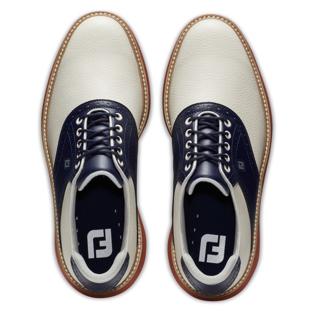 FootJoy Men's Traditions Spikeless Lace Golf Shoes Academy