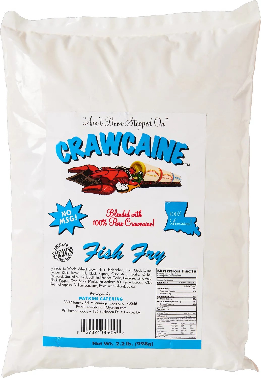 Crawcaine Fish Fry Seasoning Academy