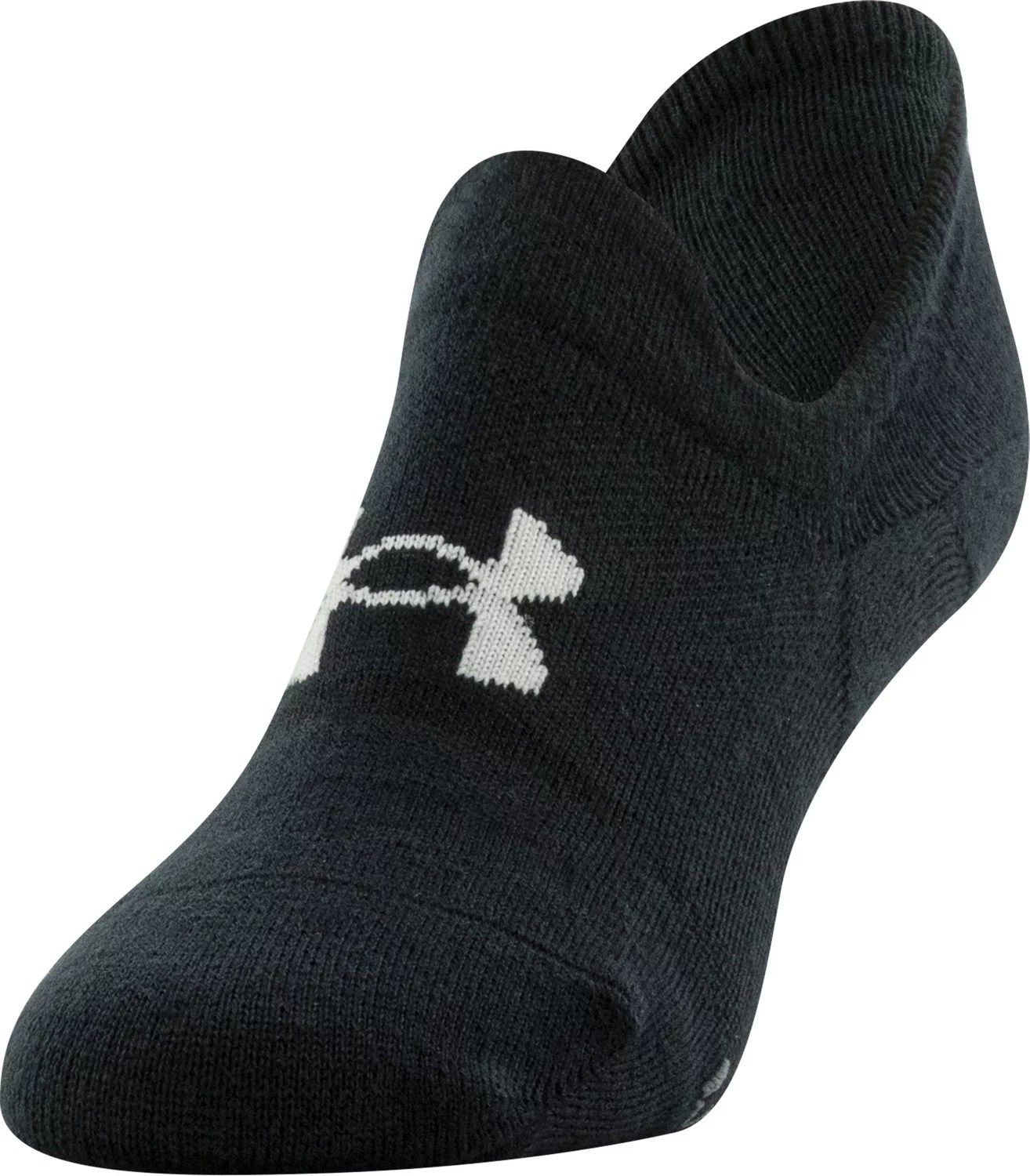 Under Armour Women's Essential Ultra Low Tab Footie Socks 6Pack Academy