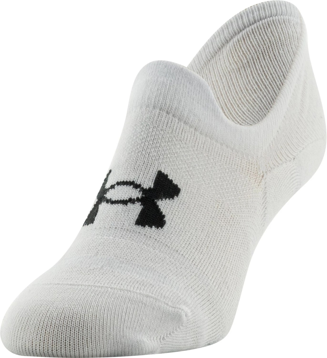 Under Armour Women's Essential Ultra Low Tab Footie Socks 6Pack Academy
