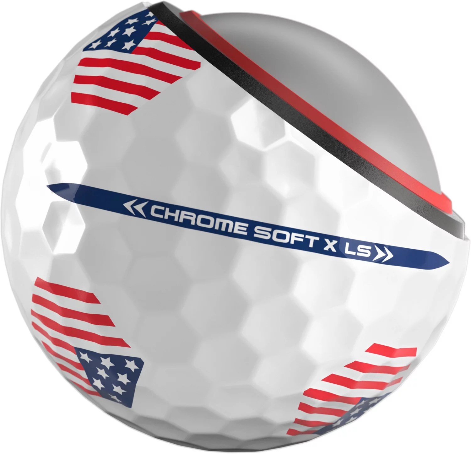 Callaway 2023 Chrome Soft XLS Tripletrack USA TruTrack Golf Balls 12