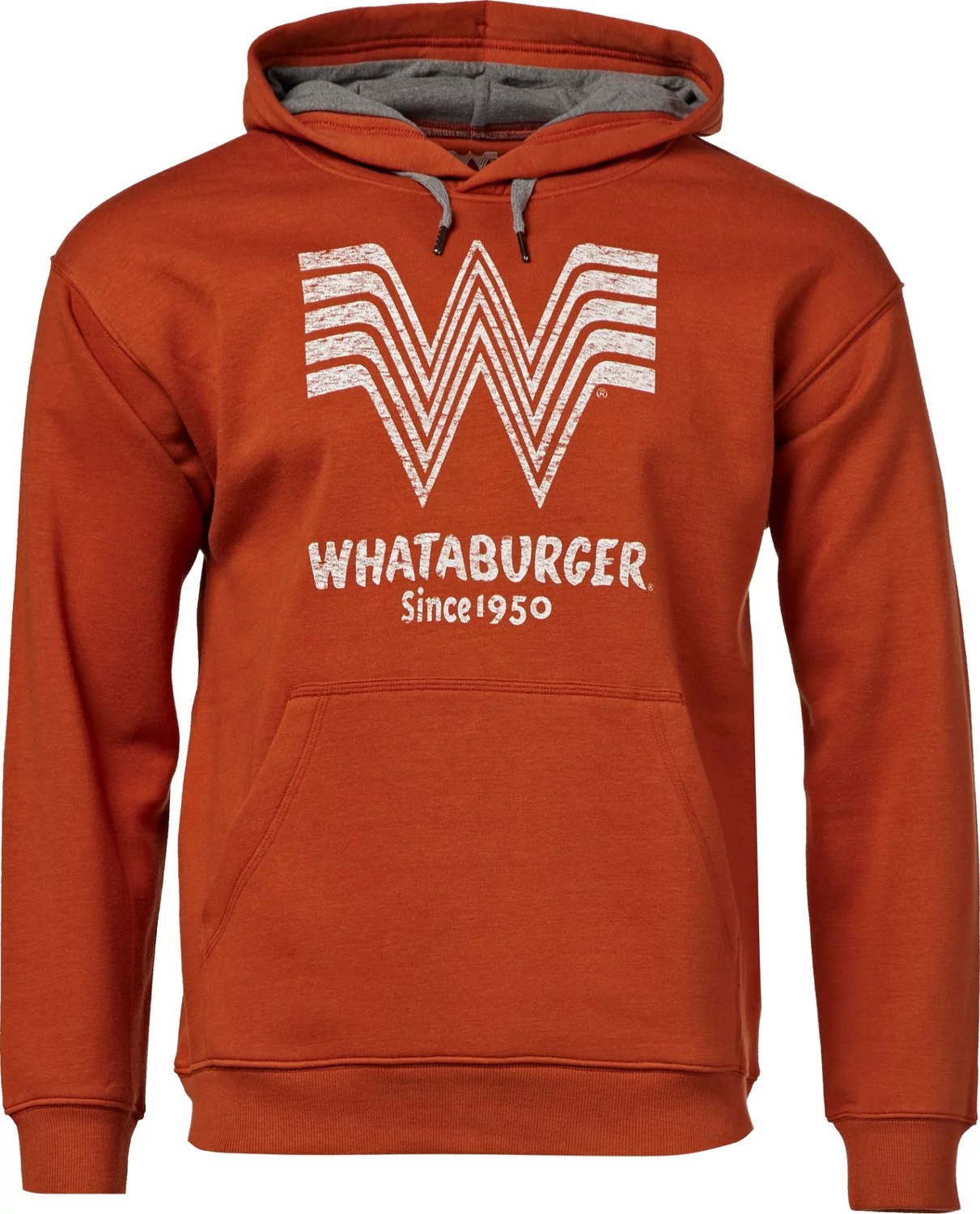 Whataburger Men's Logo Long Sleeve Fleece Hoodie Academy