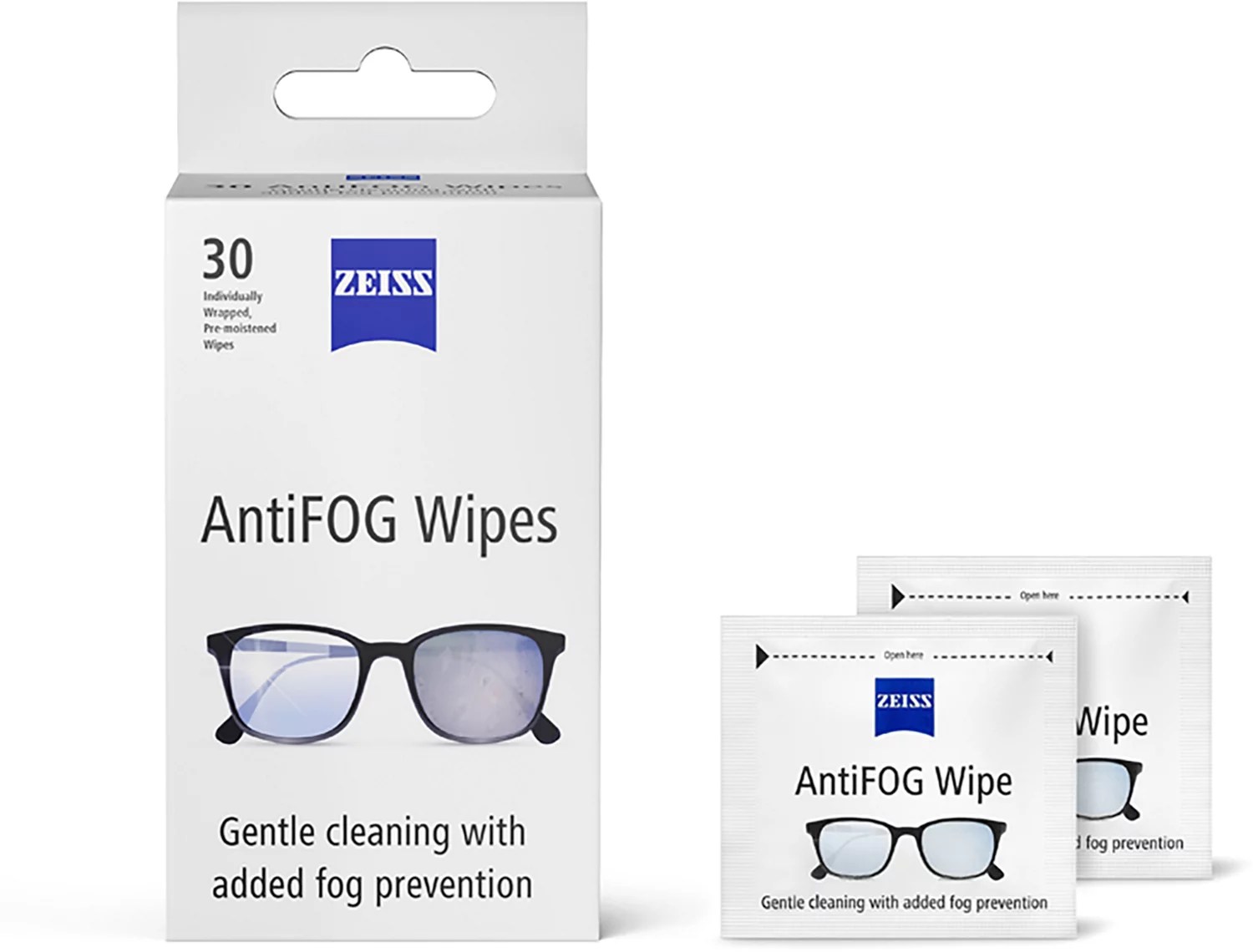 Zeiss AntiFog Lens Wipes 30Pack Academy