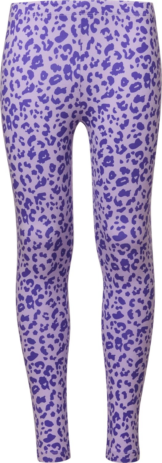 BCG Girls' Athletic Printed Cotton Leggings Academy