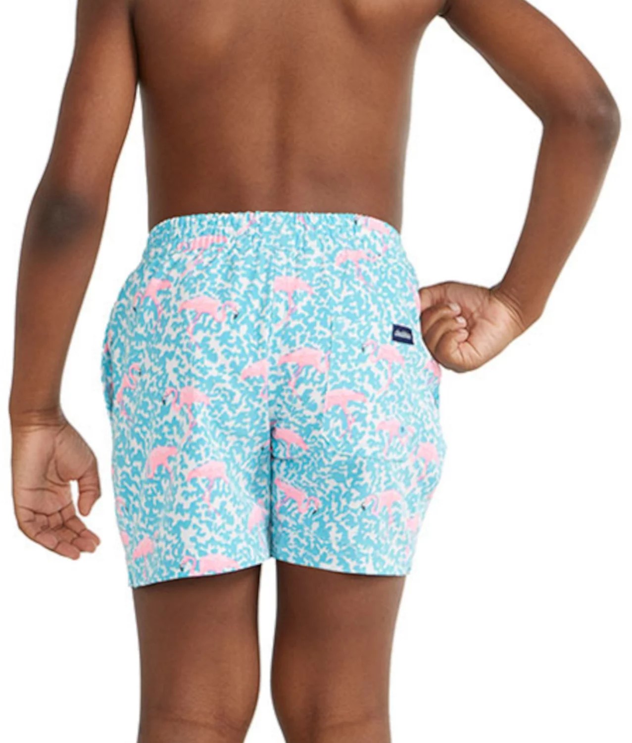 Chubbies Boys' Mini Mingos Stretch Swim Trunks Academy
