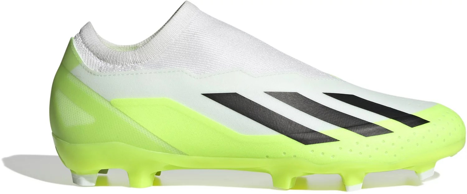 adidas Men's X CrazyFast .3 Laceless Firm Ground Soccer Cleats Academy