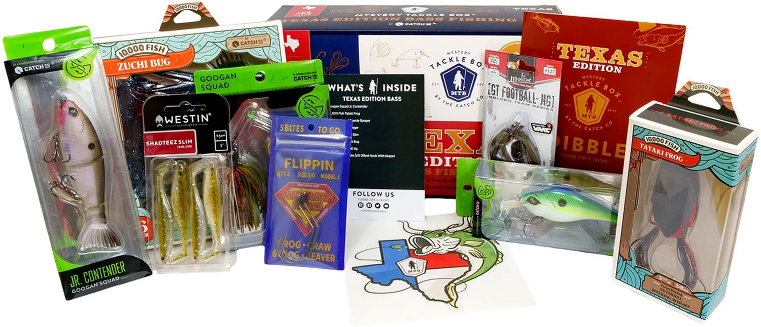 Mystery Tackle Box Texas Bass Elite Kit Academy