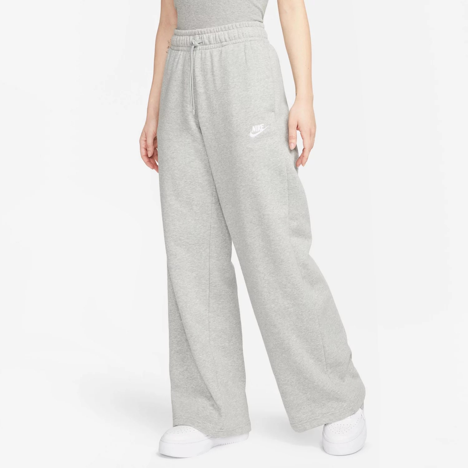 Nike Women's Sportswear Club Fleece MidRise WideLeg Sweatpants Academy