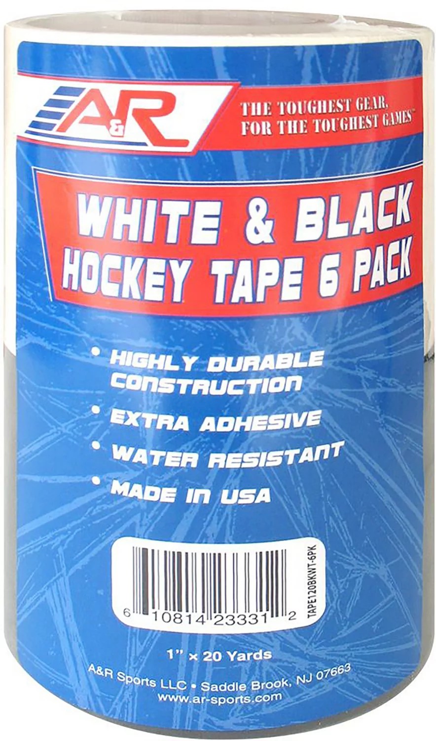 A&R Combo Hockey Tape 6Pack Free Shipping at Academy