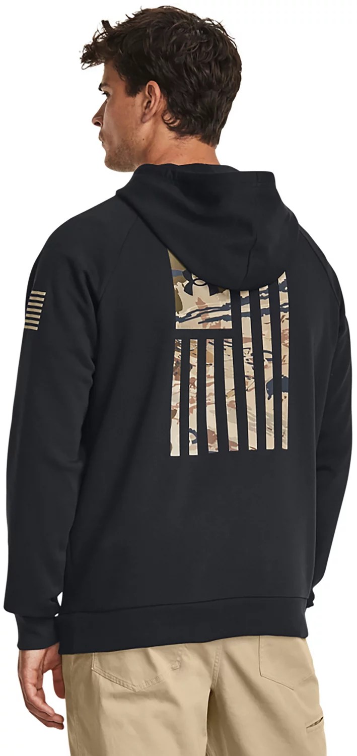 Under Armour Men's Freedom Flag Fleece Hoodie Academy