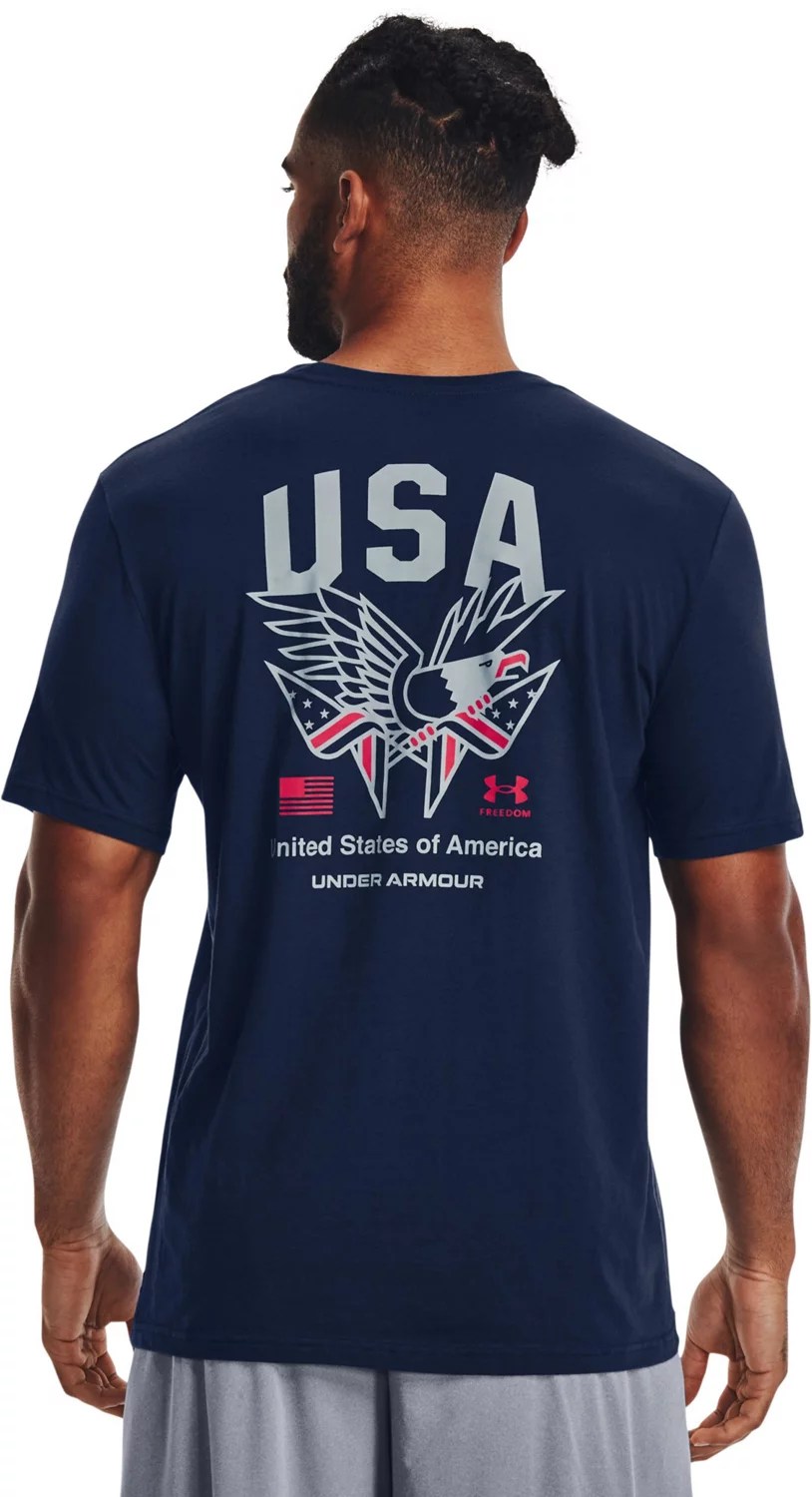 Under Armour Men's Freedom Eagle Tshirt Academy