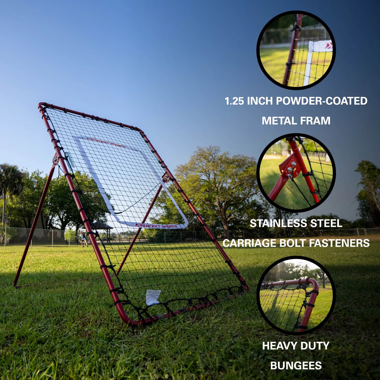 Rukket Sports Pitch Back Rebounder Free Shipping at Academy