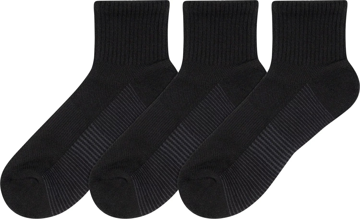 BCG Unisex Quarter Socks 3Pack Academy