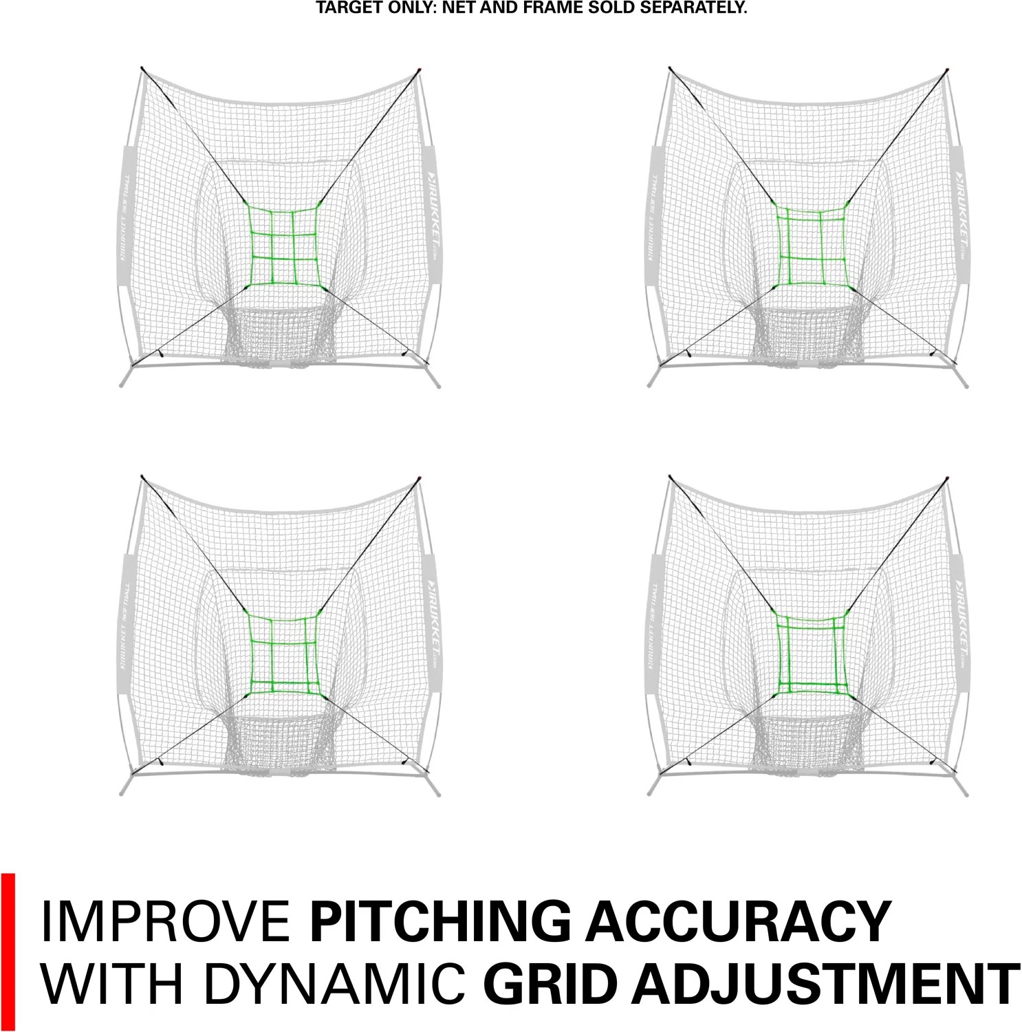 Rukket Sports Grid Target With Adjustable Strike Zone Academy