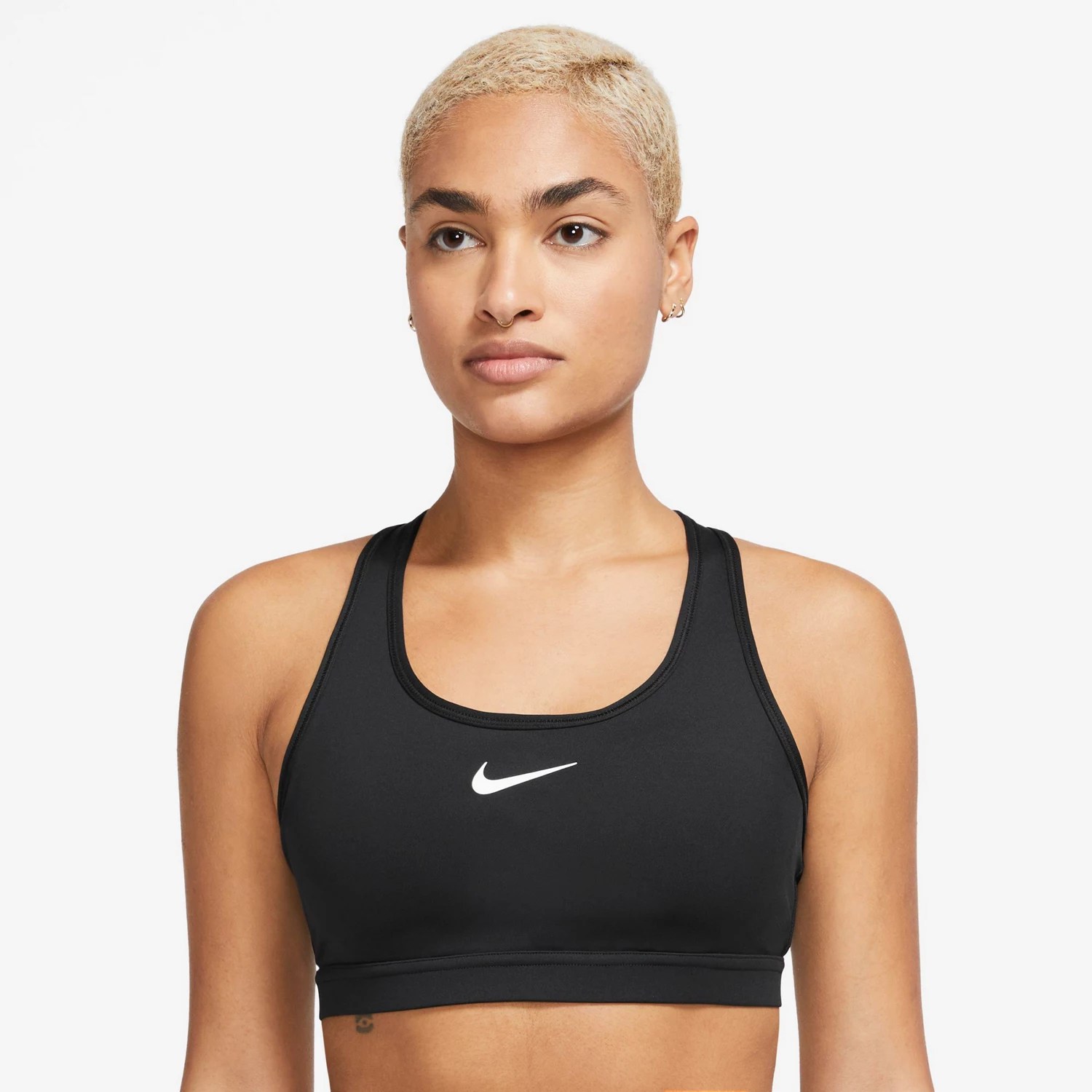 Nike Women's Swoosh Padded Medium Support Sports Bra Academy