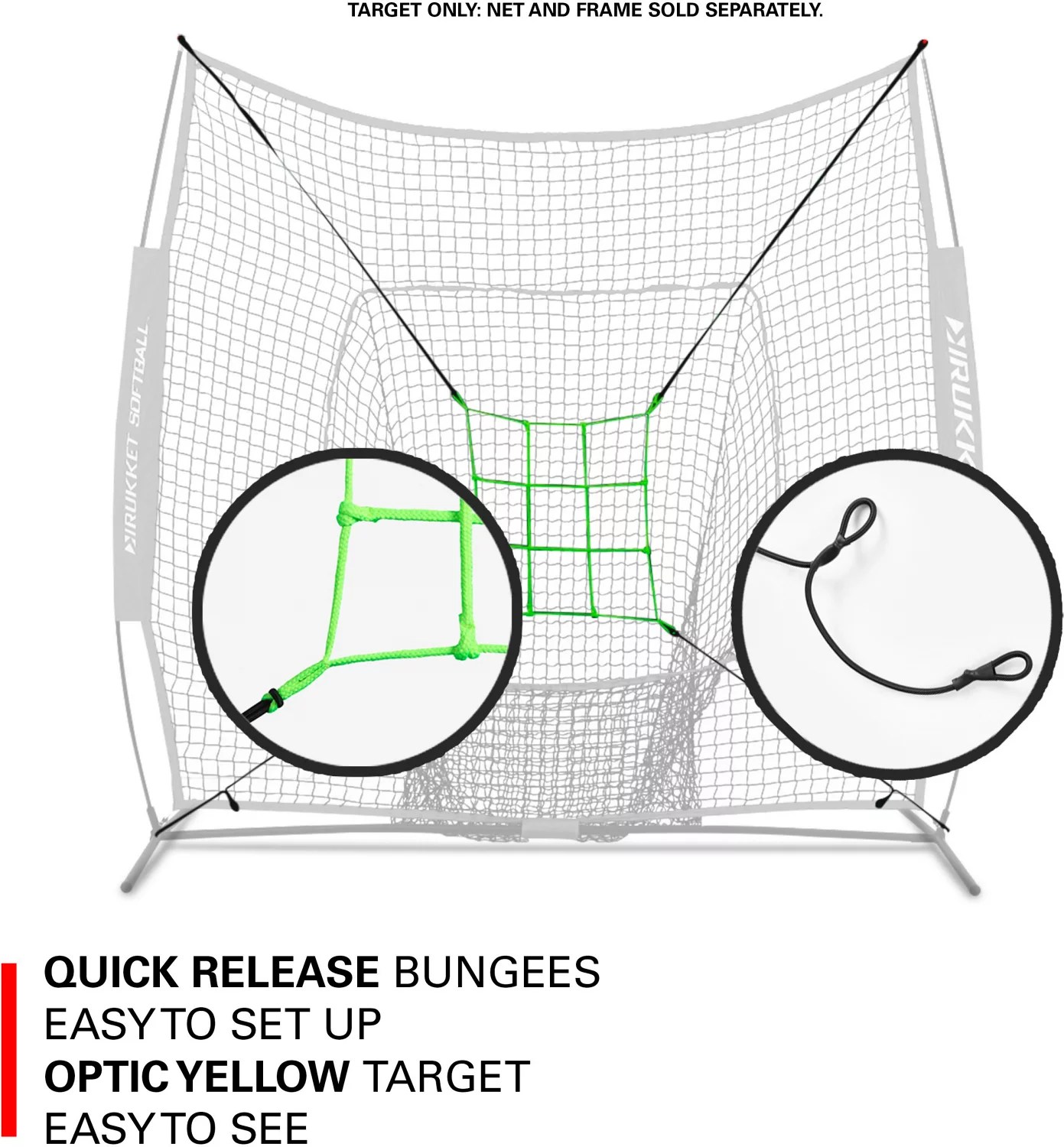 Rukket Sports Grid Target With Adjustable Strike Zone Academy