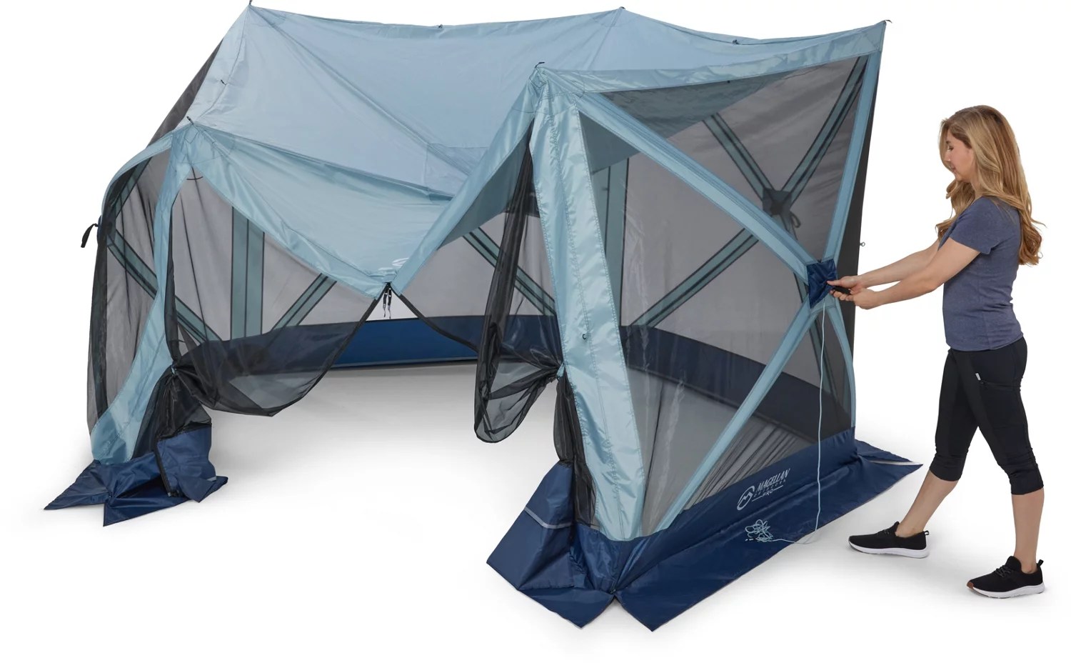 Magellan Outdoors Pro Explorer 5Sided Screen House Academy