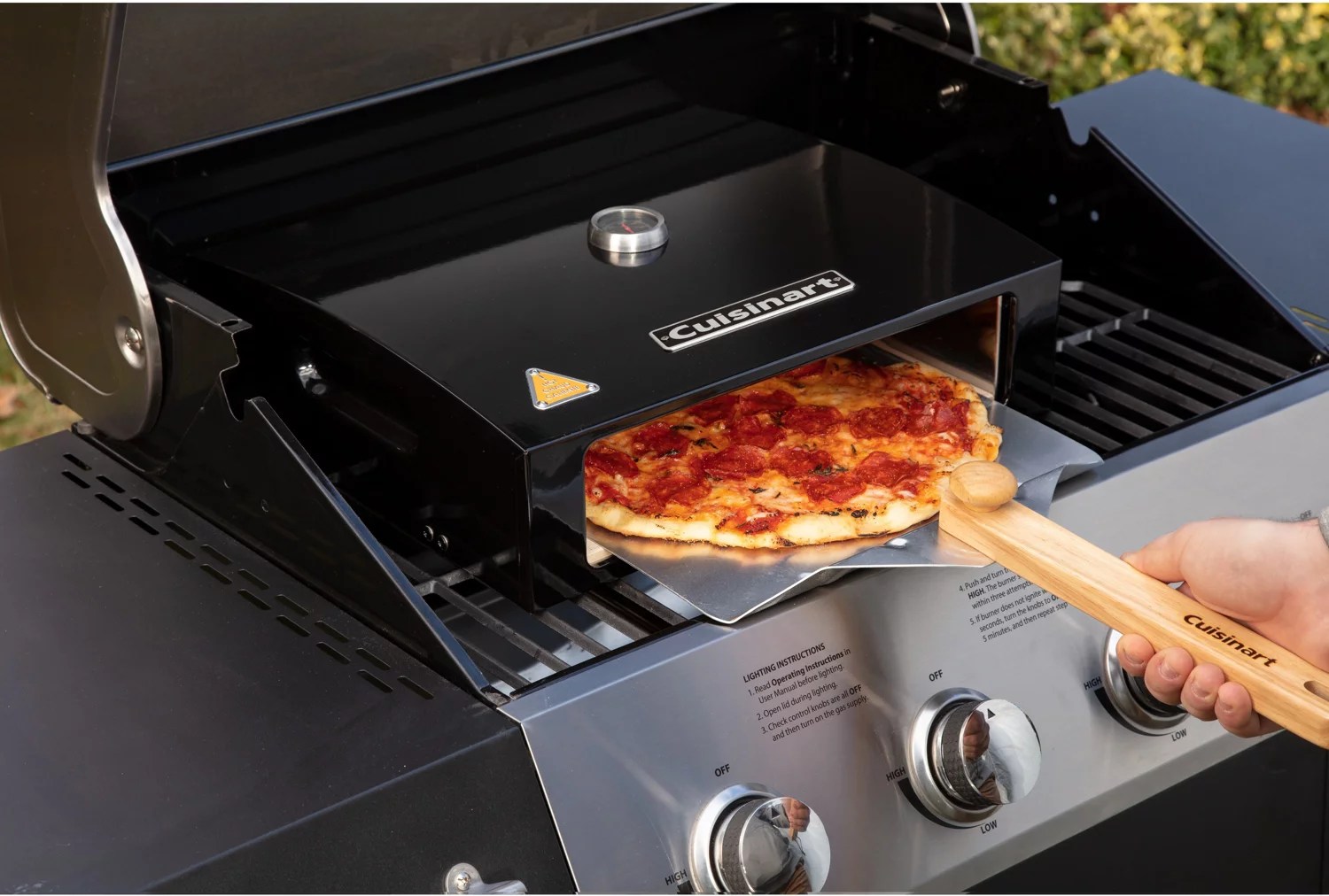 Cuisinart Grill Top Pizza Oven Kit Academy