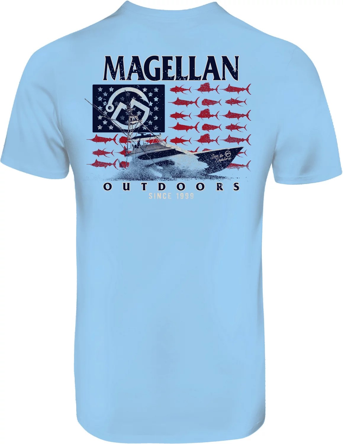 Magellan Outdoors Men’s Coastal Liberty Graphic Tshirt Academy