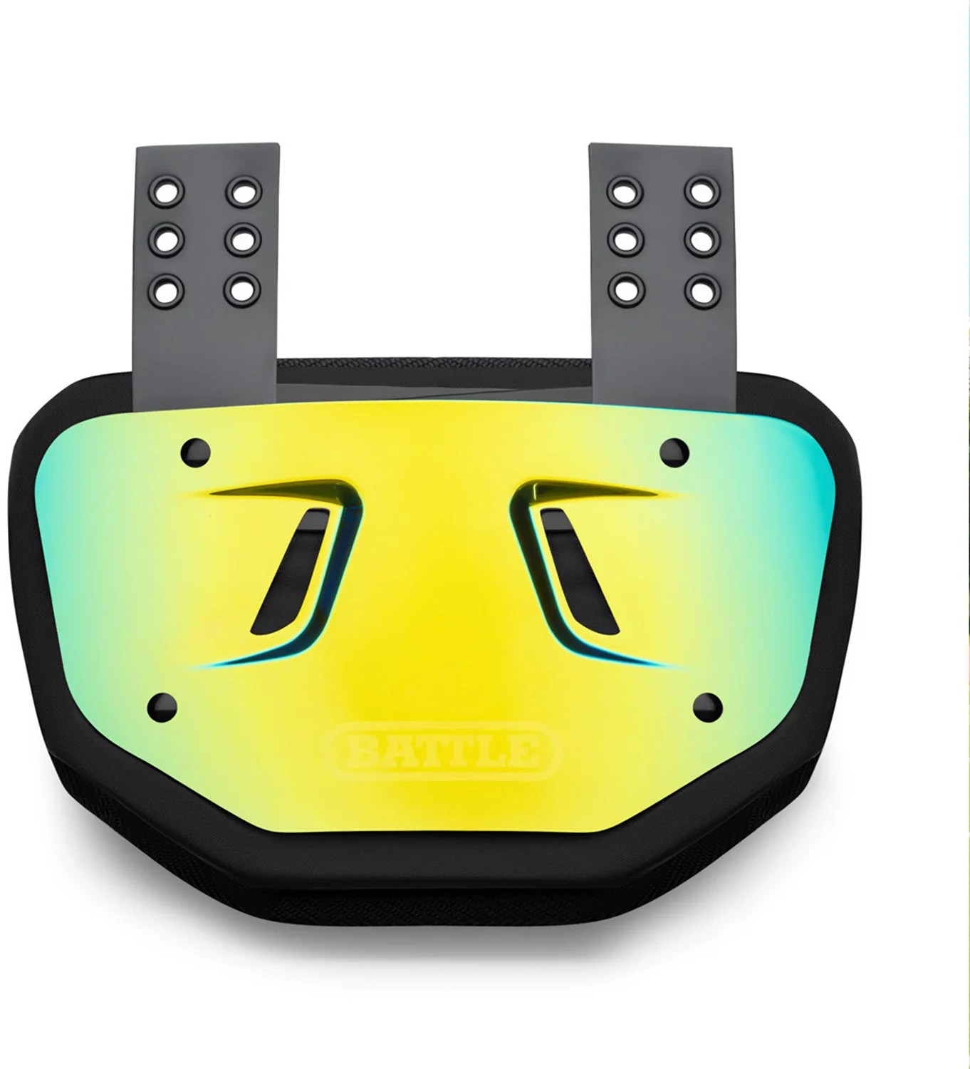 Battle Adults' Prism Football Back Plate Academy