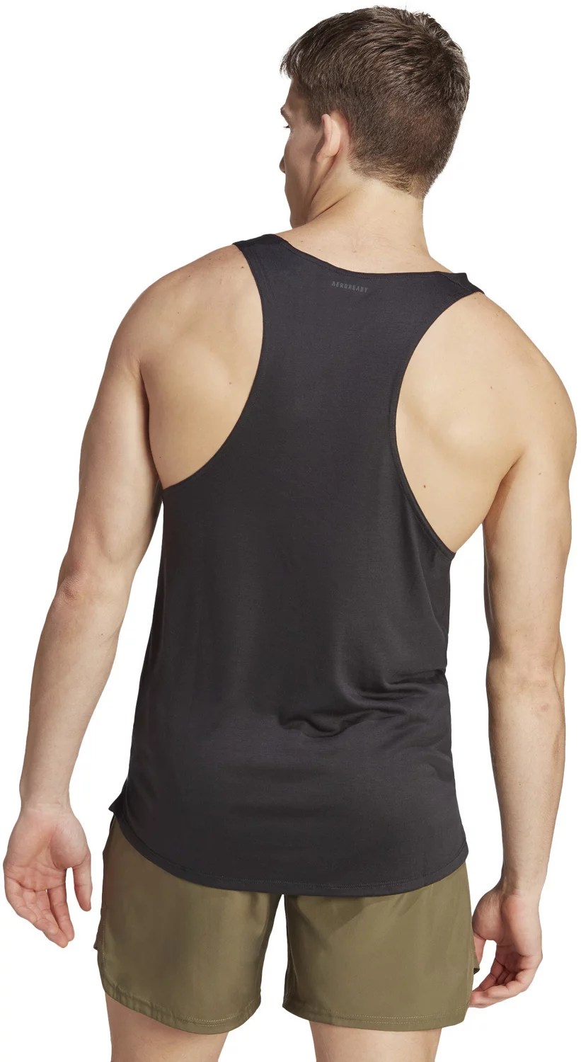 adidas Men's Workout Stringer Tank Top Free Shipping at Academy