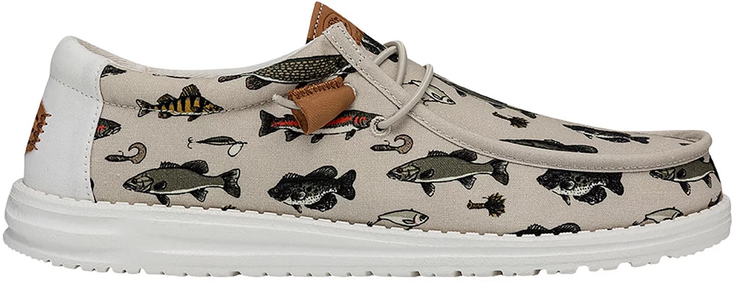 Hey Dude Men's Wally Fish Lure Shoes Free Shipping at Academy