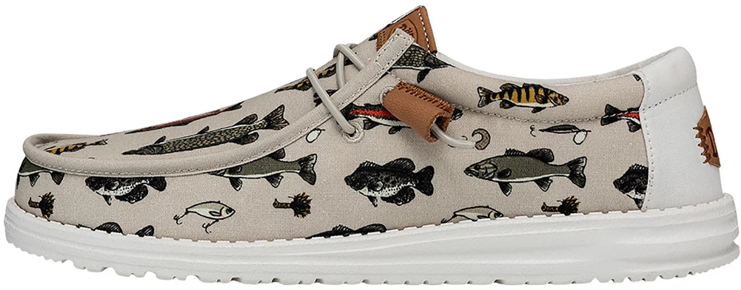 Hey Dude Men's Wally Fish Lure Shoes Free Shipping at Academy