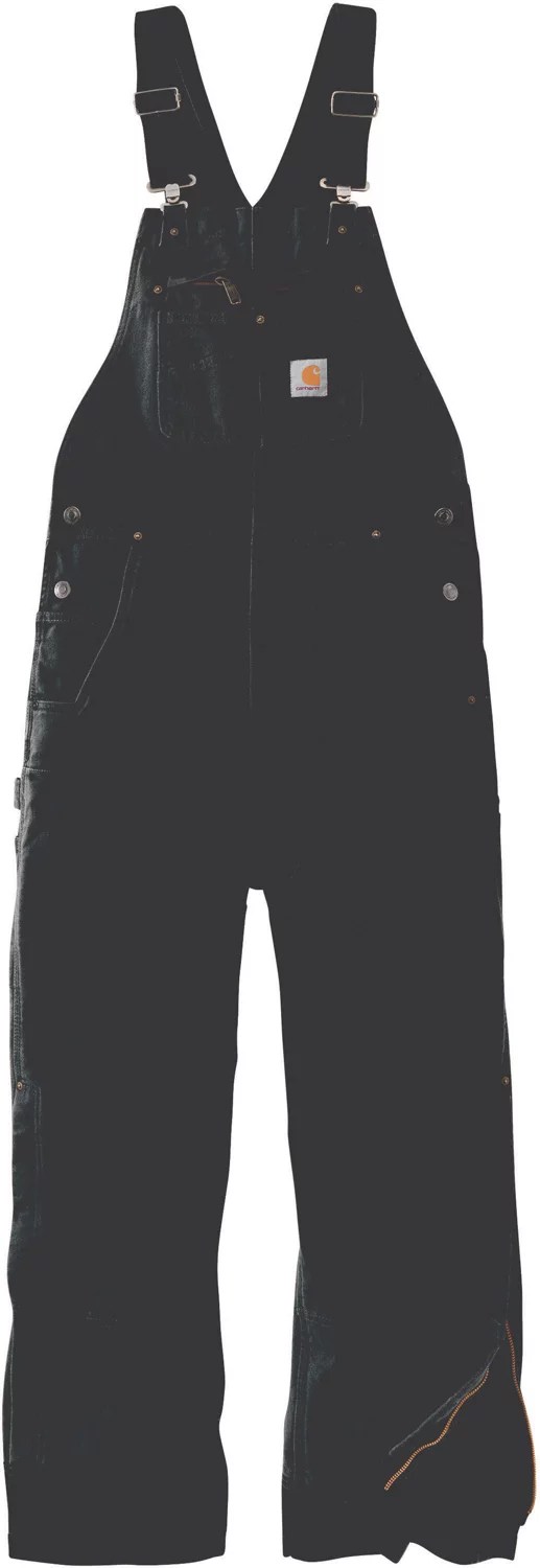 Carhartt Men's Loose Fit Washed Duck Insulated Bib Overalls Academy
