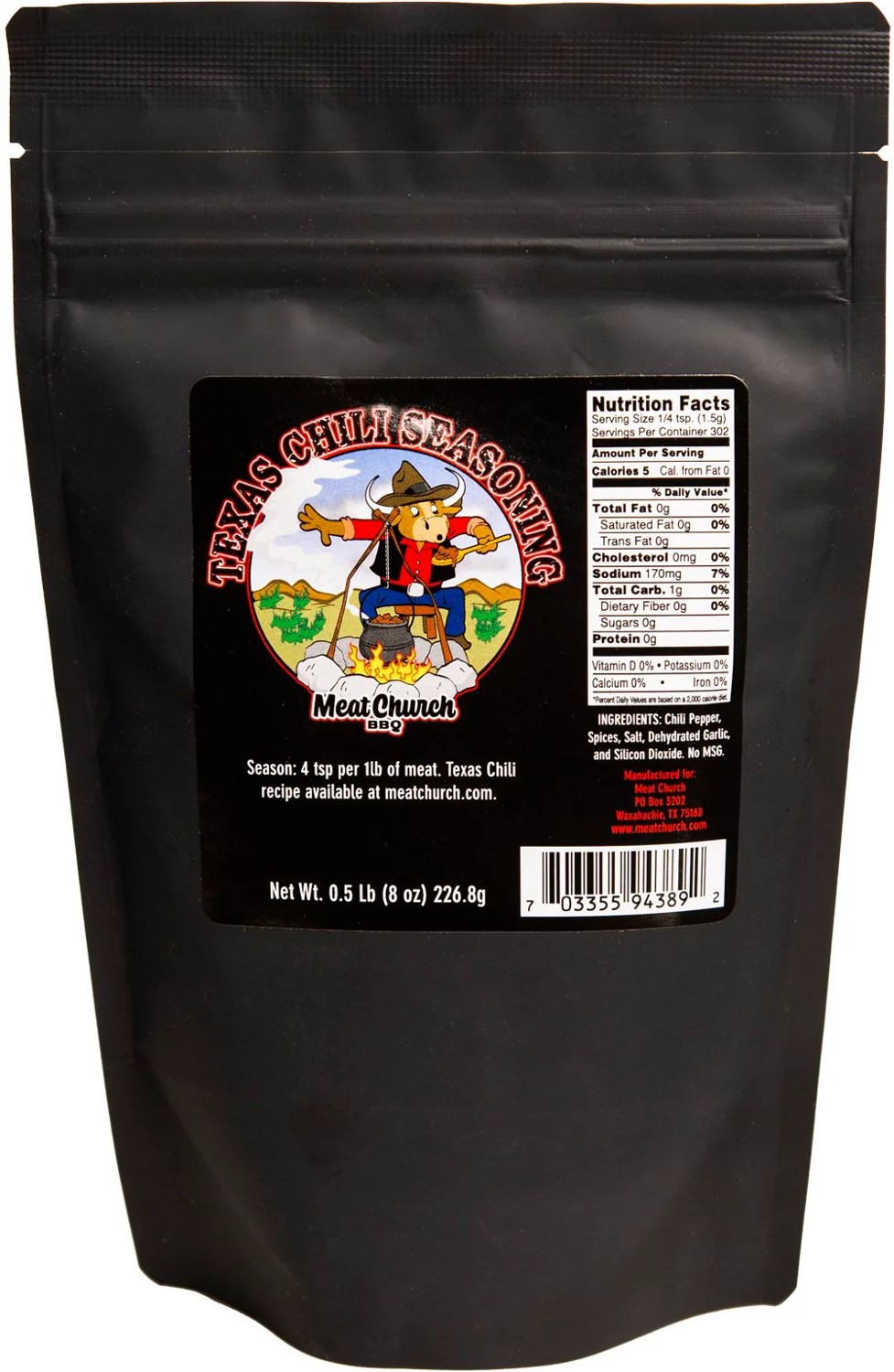 Meat Church Texas Chili Seasoning Academy