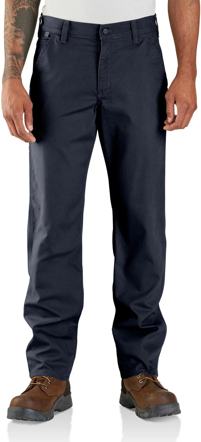 Carhartt Men's Flame Resistant Rugged Flex Canvas Work Pants Academy