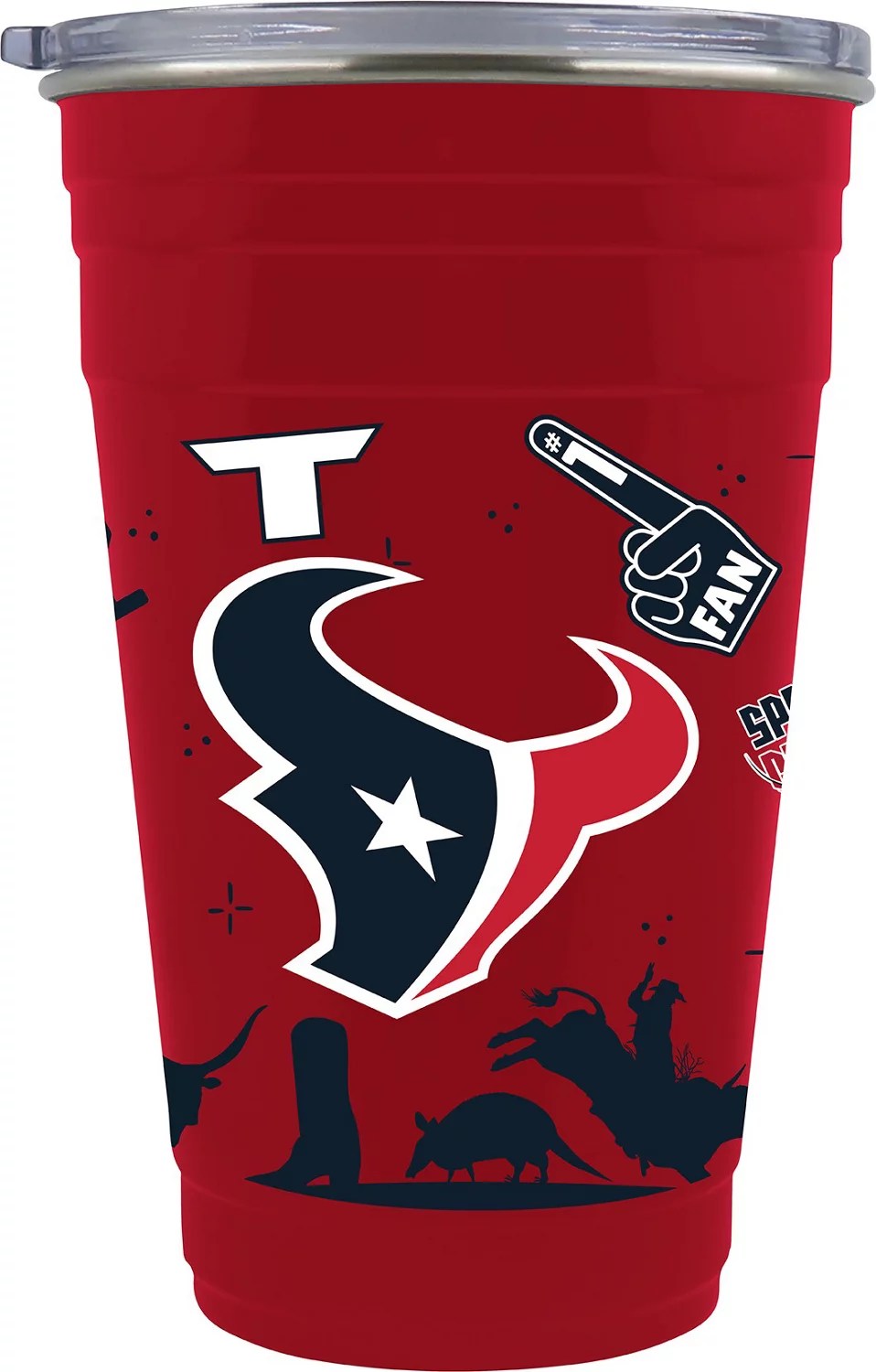 Great American Products Houston Texans 22 oz Team Color Tailgater