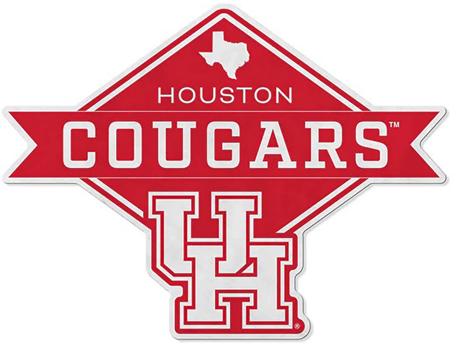 Tag Express University of Houston Diamond Design Logo Pennant Academy