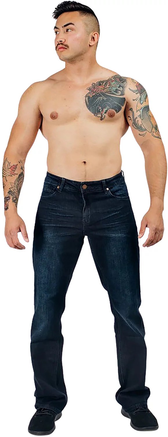 Barbell Apparel Men's Relaxed Athletic Fit Jeans Academy