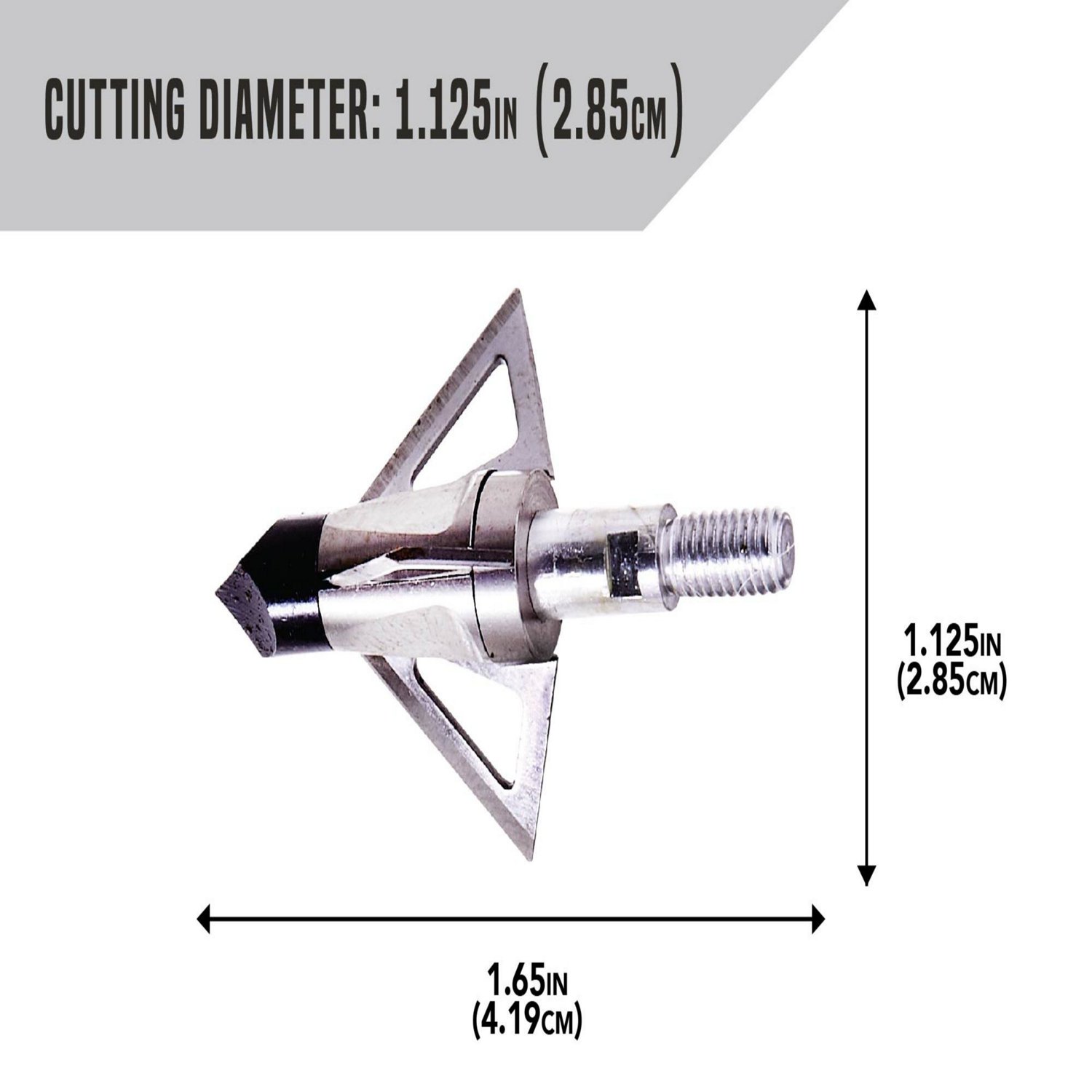 Allen Company Velox CX Ballistic Stainless Steel Crossbow Broadhead