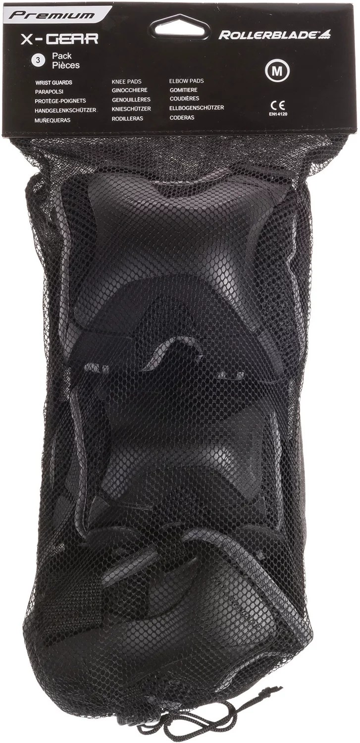 Rollerblade Men's XGear Protective Pads 3Pack Academy
