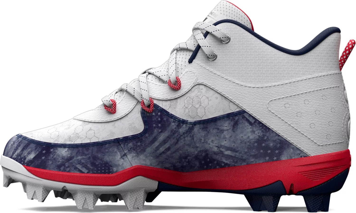 Under Armour Youth Harper 8 Mid RM USA Baseball Cleats Academy