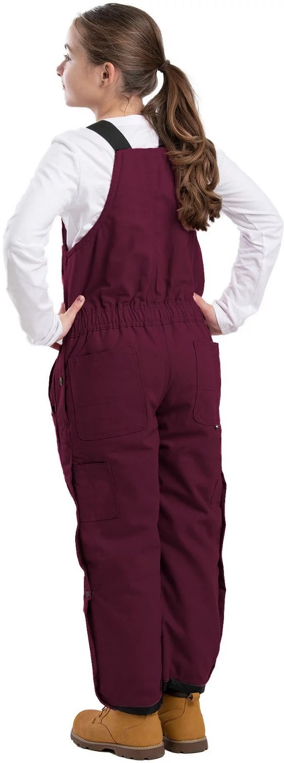 Berne Boys' Washed Insulated Bib Overall Academy