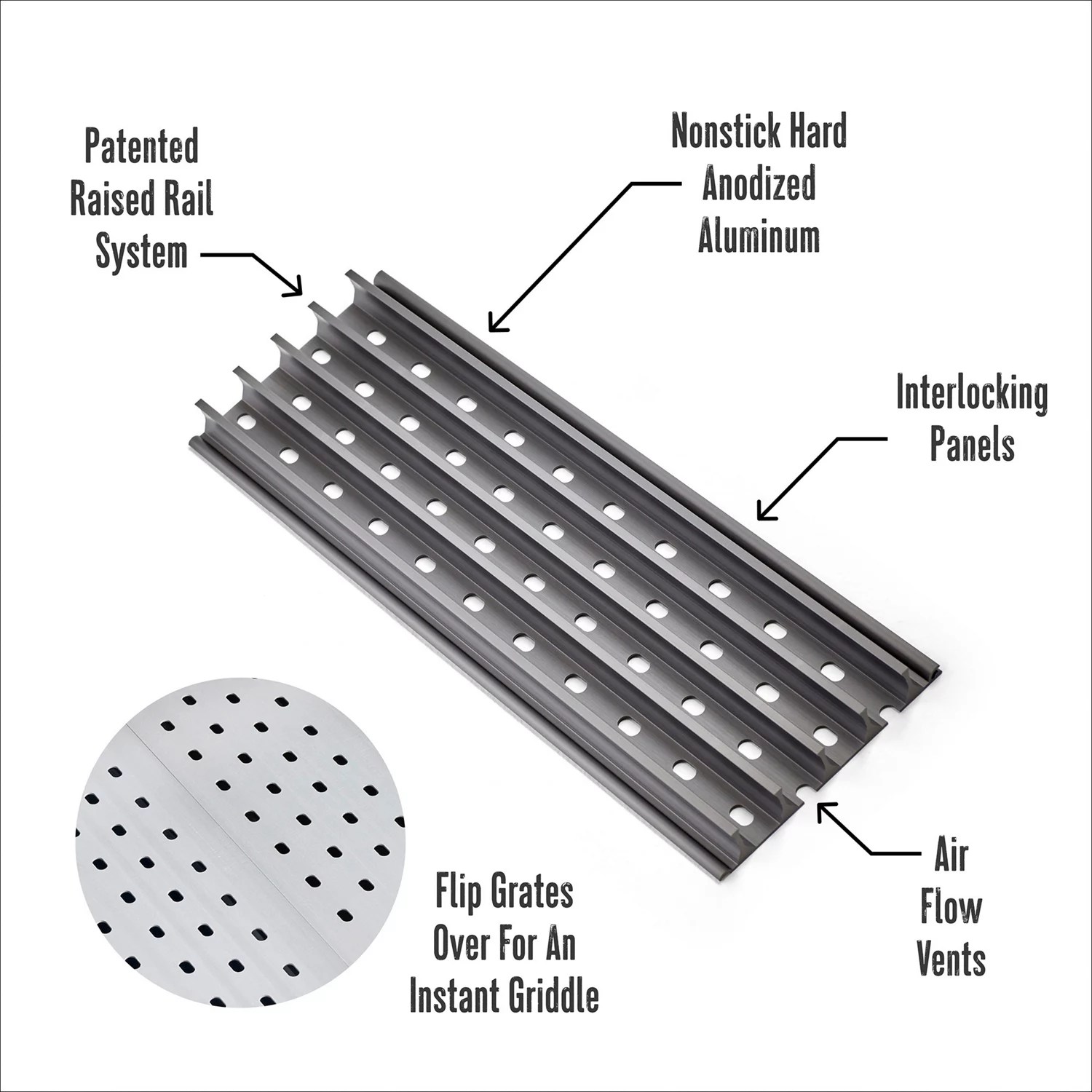 GrillGate Universal Grate for any Outdoor Grill Academy