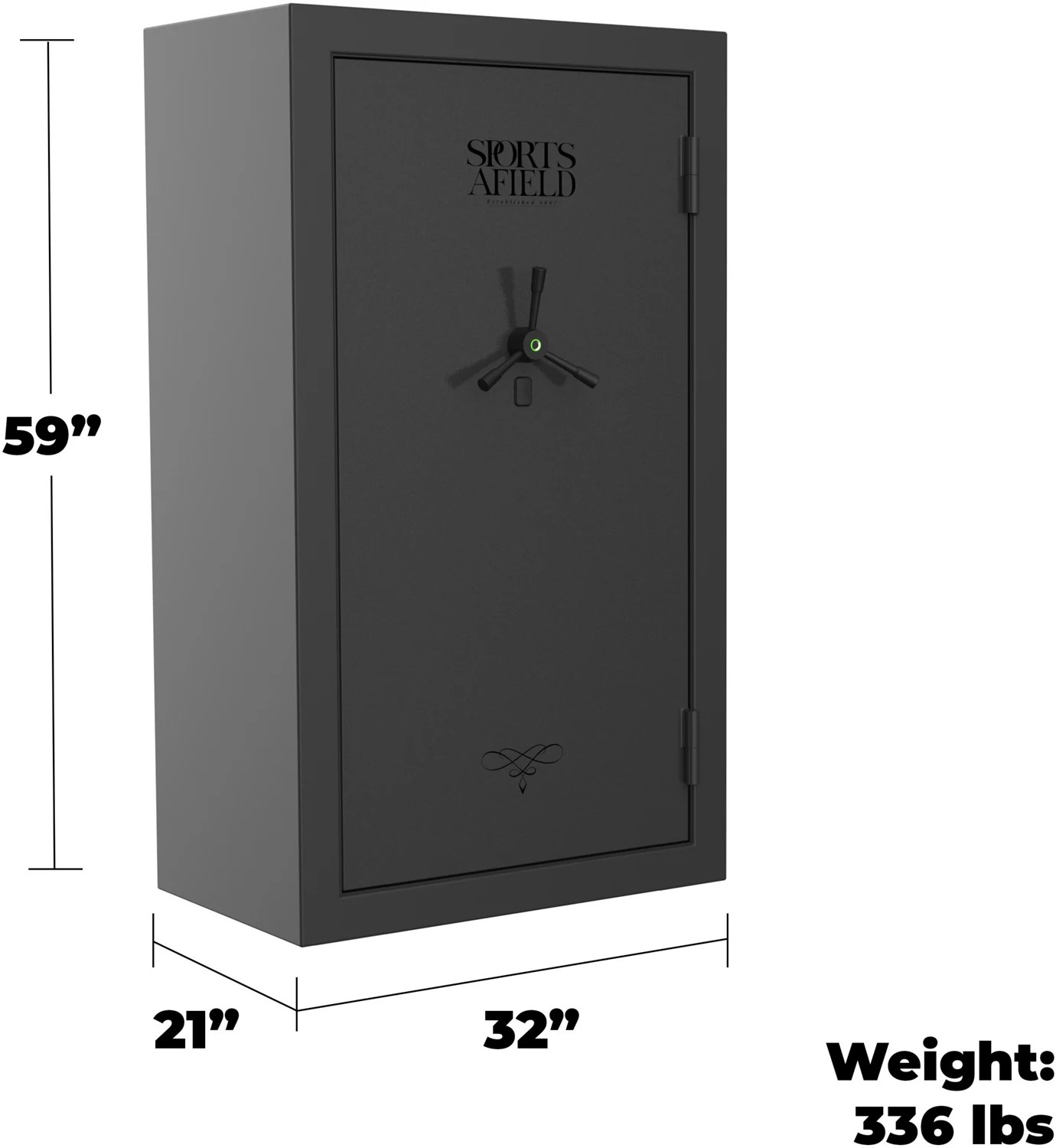 Sports Afield 42 Gun Safe with BIO Hub Locking System Academy