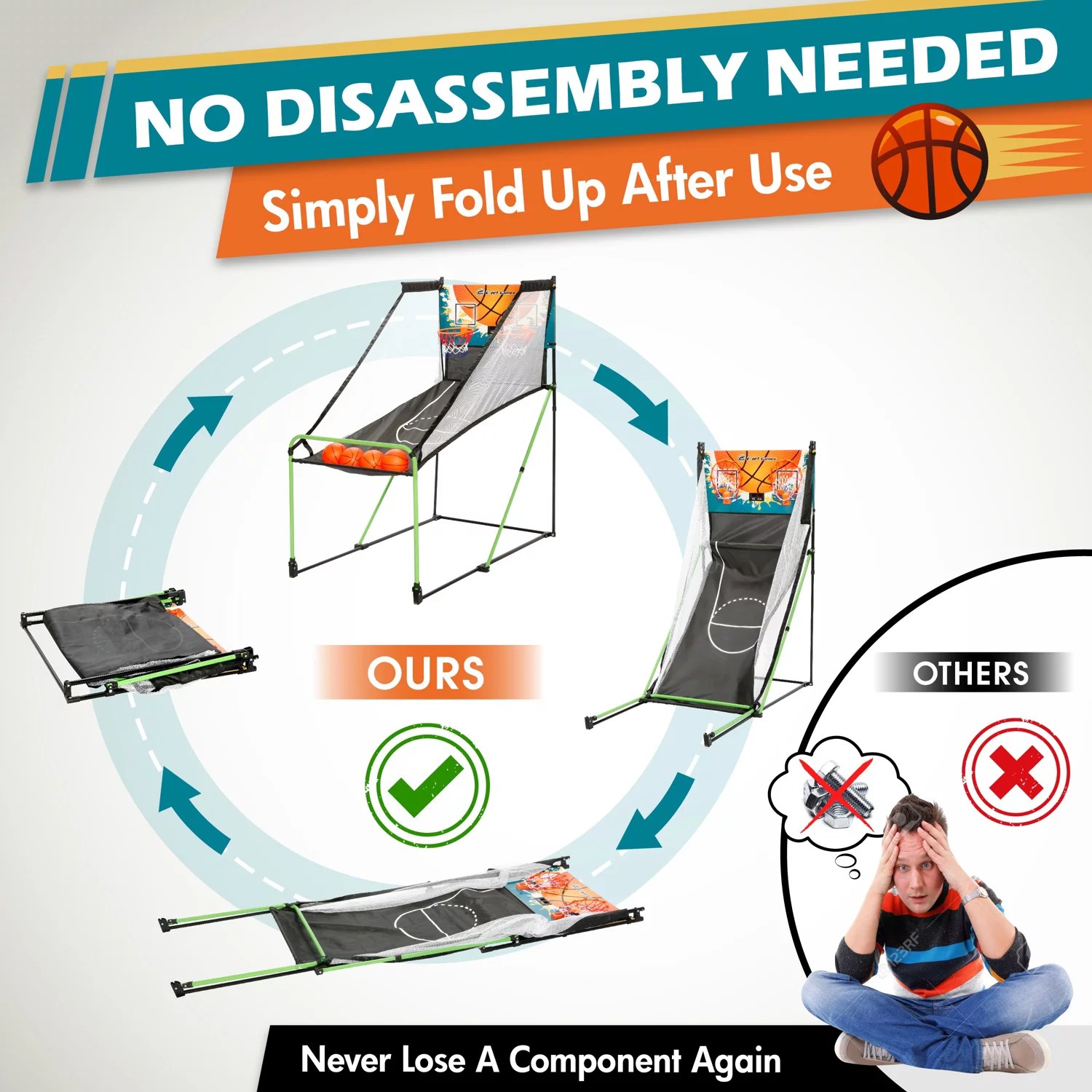 EJet Sport Basketball Arcade Game Academy