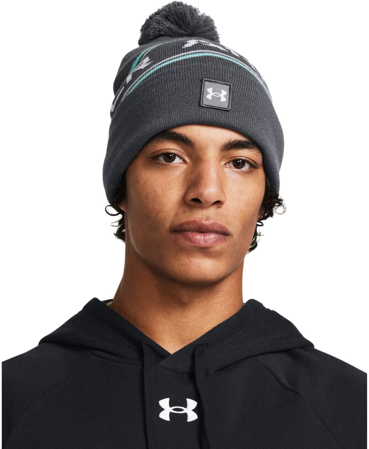 Under Armour Men's Halftime Pom Beanie Free Shipping at Academy