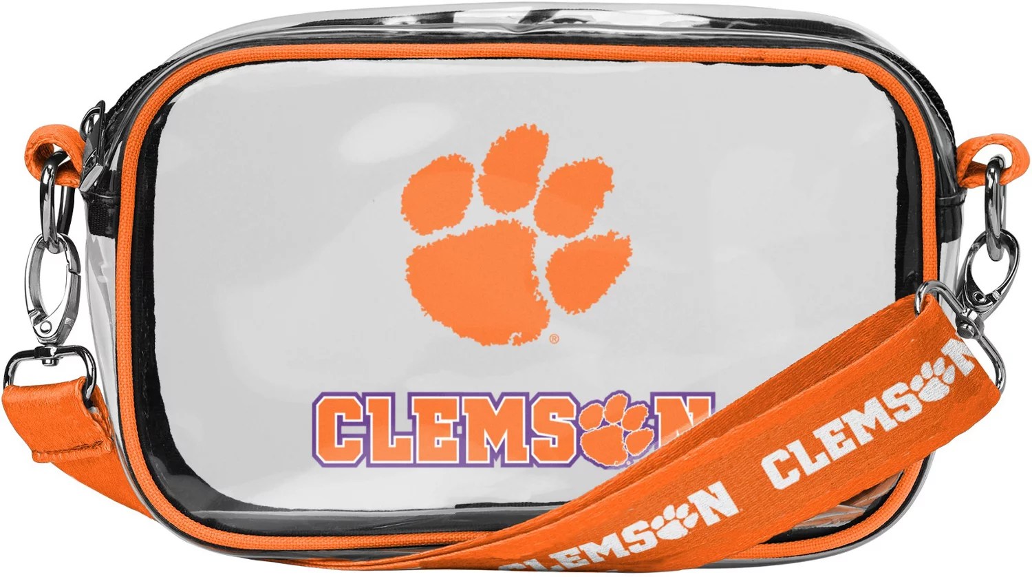 FOCO Clemson University Clear Camera Bag Academy