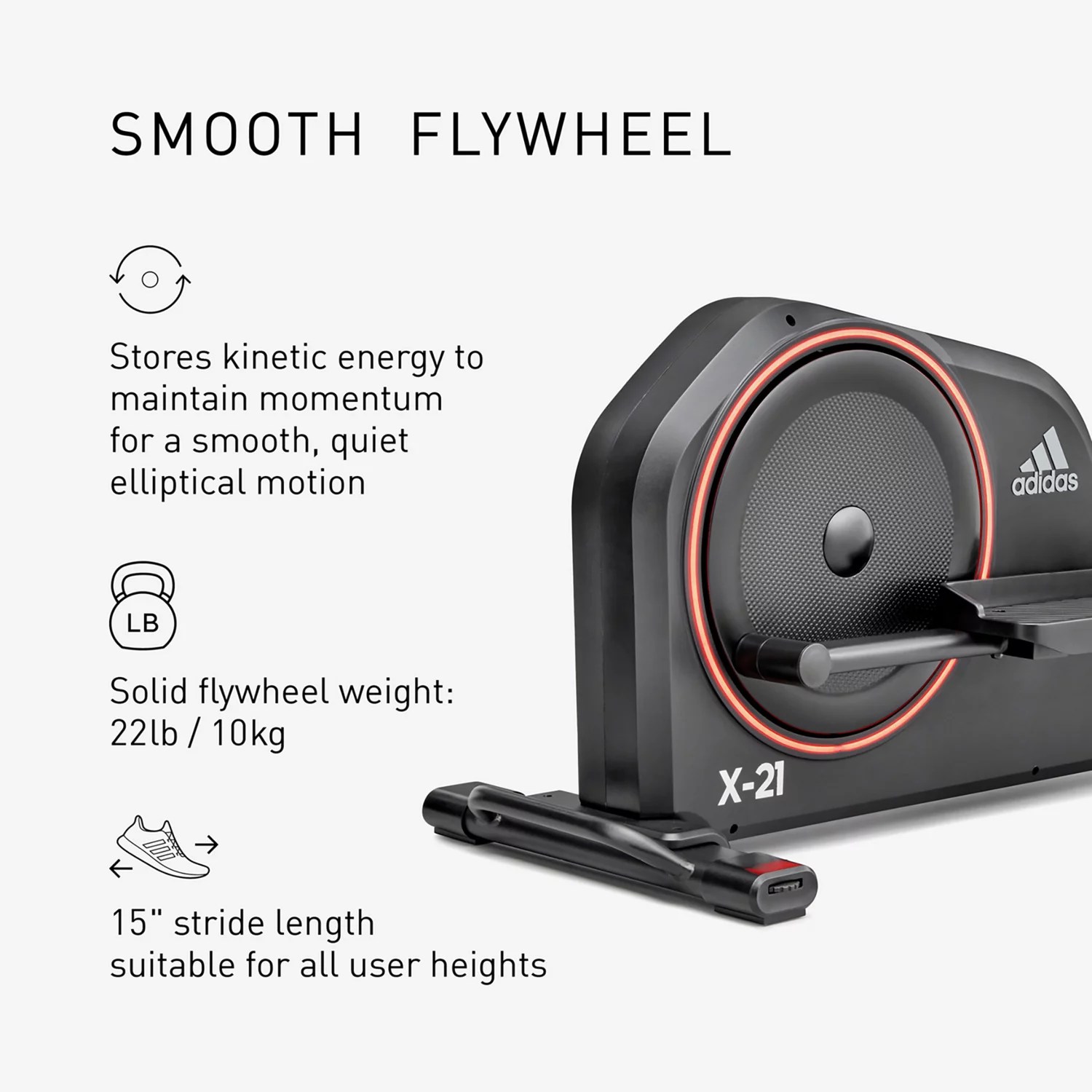 adidas X21 Bluetooth Elliptical Academy