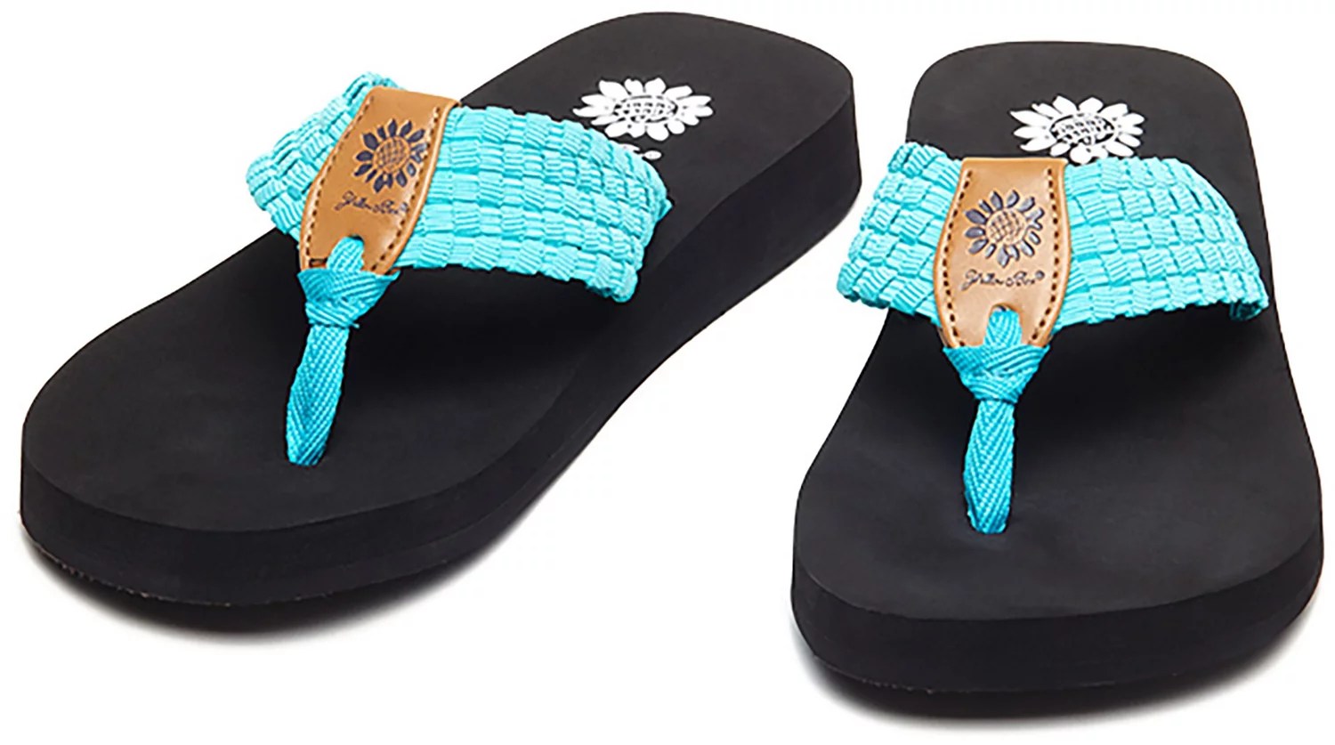 Yellow Box Women's Soleil Flip Flops Free Shipping at Academy