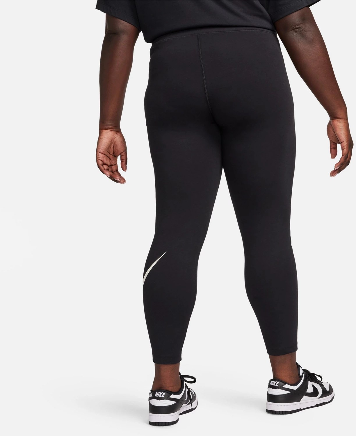 Nike Women's Plus NSW NK Classic GX HR Tight Swoosh Leggings Academy